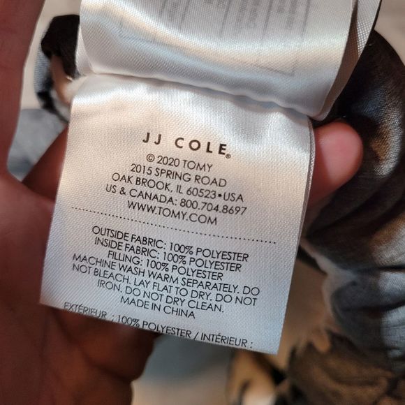 JJ Cole Carseat Cover Gray sherpa winter cold weather - Picture 5 of 5